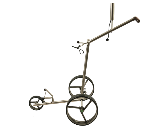 Schirmhalter Universal zum Verschrauben/Stecken auf Golf Trolley vieler Marken, für Ø 8mm Gewindebohrung oder für Ø 9 - 10mm Blankobohrung geeignet